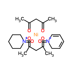 Nickel,bis(2,4-pentanedionato-O,O')bis(pyridine 1-oxide-O)- (9CI)结构式