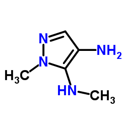 N5-1,1-二甲基-1H-吡唑-4,5-二胺结构式