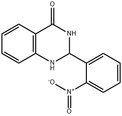 1,2-dihydro-2-(2-nitrophenyl)-4(3h)-quinazolinone structure