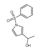 1-[1-(benzenesulfonyl)pyrrol-3-yl]ethanol Structure