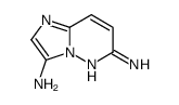 imidazo[1,2-b]pyridazine-3,6-diamine Structure