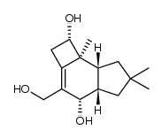 (1R)-2,4,4aβ,5,6,7,7aβ,7b-Octahydro-3-hydroxymethyl-6,6,7bα-trimethyl-1H-cyclobut[e]indene-1,4α-diol Structure