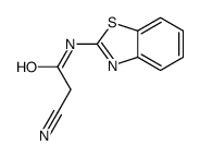 Acetamide, N-2-benzothiazolyl-2-cyano- (9CI)结构式