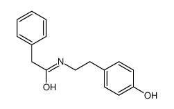 N-[2-(4-hydroxyphenyl)ethyl]-2-phenylacetamide Structure