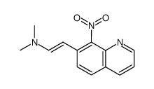 7-(β-trans-(N,N-dimethylamino)ethenyl)-8-nitroquinoline Structure
