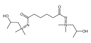 2,2'-bis(1,6-dioxohexane-1,6-diyl)bis[1-(2-hydroxypropyl)-1,1-dimethylhydrazinium] dihydroxide结构式