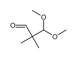 3,3-dimethoxy-2,2-dimethylpropanal Structure