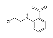 N-(2-chloroethyl)-2-nitroaniline结构式