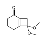 8,8-dimethoxybicyclo[4.2.0]oct-1(6)-en-5-one Structure