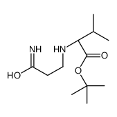 N-(3-丙酰氨基)-L-缬氨酸叔-丁基酯结构式