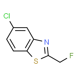 Benzothiazole, 5-chloro-2-(fluoromethyl)- (9CI) Structure