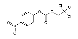 4-nitrophenyl 2,2,2-trichloroethyl carbonate结构式