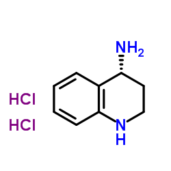 (4R)-1,2,3,4-Tetrahydro-4-quinolinamine dihydrochloride结构式