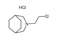 3-(2-Chloroethyl)-3-(2-azabicyclo(3.2.2)nonane) hydrochloride结构式