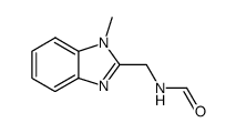 Formamide, N-[(1-methyl-2-benzimidazolyl)methyl]- (8CI)结构式