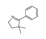 4,4-dimethyl-5-phenyl-2,3-dihydropyrrole Structure