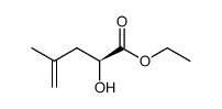 ethyl (2S)-2-hydroxy-4-methyl-4-pentenoate结构式