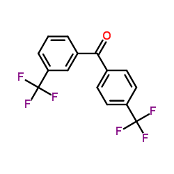 3,4'-di(trifluoromethyl)benzophenone Structure