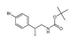 (R)-tert-Butyl (2-(4-bromophenyl)propyl)carbamate Structure