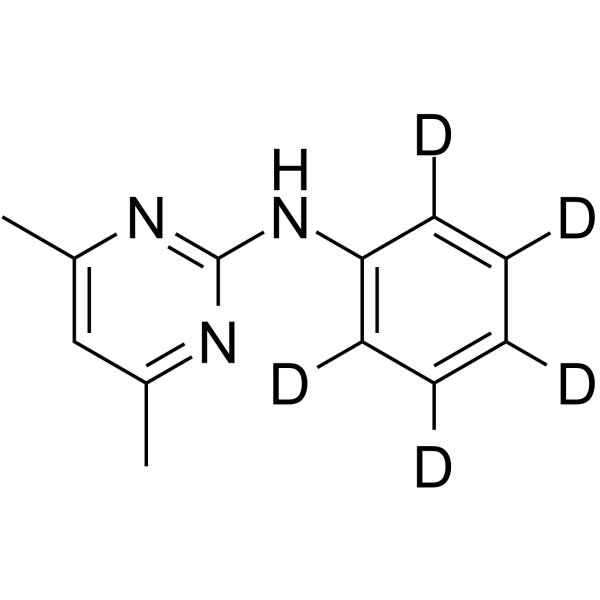 Pyrimethanil-d5结构式