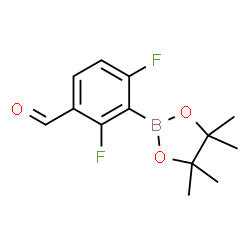 2,6-Difluoro-3-formylphenylboronic acid pinacol ester structure