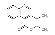 3-ETHYLCINCHONINIC ACID ETHYL ESTER Structure