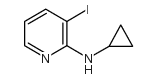2-环丙基氨基-3-碘吡啶结构式