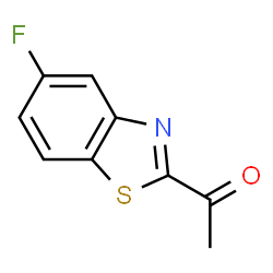 Ethanone, 1-(5-fluoro-2-benzothiazolyl)- (9CI) structure