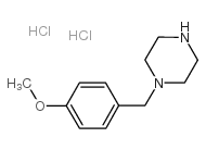 1-(4-METHOXY-BENZYL)-PIPERAZINE DIHYDROCHLORIDE Structure