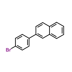 2-(4-Bromophenyl)naphthalene Structure