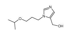 5-Hydroxymethyl-1-(3-isopropoxy)propylimidazole Structure