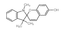 Spiro[2H-1-benzopyran-2,2'-[2H]indol]-6-ol,1',3'-dihydro-1',3',3'-trimethyl- picture