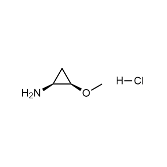 (1S,2R)-2-甲氧基环丙烷-1-胺盐酸盐结构式