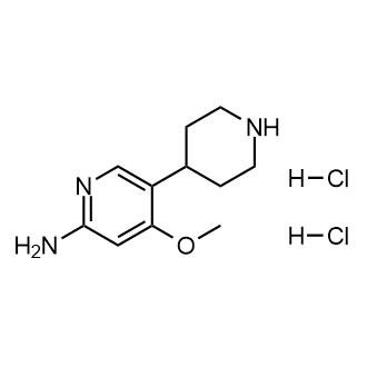 4-Methoxy-5-(piperidin-4-yl)pyridin-2-aminedihydrochloride Structure