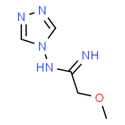 Ethanimidamide,2-methoxy-N-4H-1,2,4-triazol-4-yl-结构式