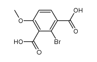 2-Brom-4-methoxy-isophthalsaeure Structure