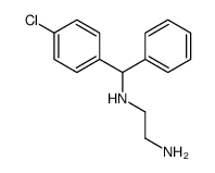N-[(4-Chlorophenyl)phenylmethyl]ethylenediamine结构式