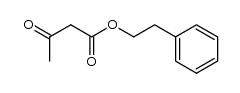 acetoacetic acid 2-phenylethyl ester Structure