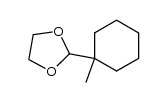 2-(1-methylcyclohexyl)-1,3-dioxolane Structure