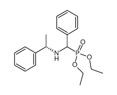[Phenyl-((S)-1-phenyl-ethylamino)-methyl]-phosphonic acid diethyl ester Structure