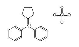 cyclopentylidene(diphenyl)azanium,perchlorate结构式