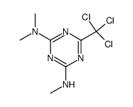 N,N,N'-trimethyl-6-trichloromethyl-[1,3,5]triazine-2,4-diamine结构式