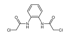 2-chloro-N-[2-(2-chloro-acetylamino)-phenyl]-acetamide Structure