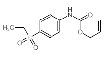 Carbanilic acid,p-(ethylsulfonyl)-, allyl ester (8CI)结构式