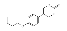 5-(4-butoxyphenyl)-1,3-dioxan-2-one结构式