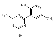 1,3,5-Triazine-2,4-diamine,6-(2-amino-5-methylphenyl)- structure