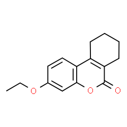 3-ethoxy-7,8,9,10-tetrahydro-6H-benzo[c]chromen-6-one structure