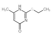 2-ethylsulfanyl-6-methyl-1H-pyrimidin-4-one Structure