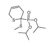 diisopropyl (3,6-dihydro-2-methylsulfanyl-2H-thiapyran-2-yl)phosphonate结构式