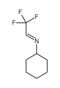 N-(2,2,2-Trifluoroethylidene)cyclohexanamine结构式